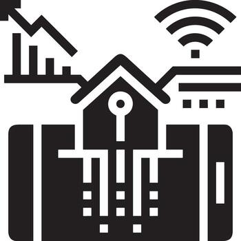 Artificial Intelligence icon symbol vector image. Illustration of the brain robot learning human smart algorithm design image.