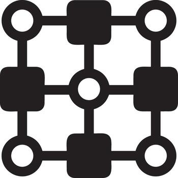 artificial inteligencia icono símbolo vector imagen. ilustración de el cerebro robot aprendizaje humano inteligente algoritmo diseño imagen.