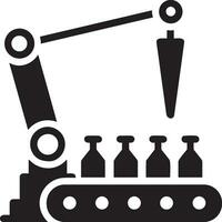 Artificial Intelligence icon symbol vector image. Illustration of the brain robot learning human smart algorithm design image.