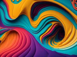 abstract colorful background - AI Generative photo