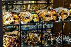 Different Venetian masks photo