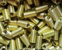 Nuts are a type of mechanical equipment that is important for mechanics. photo