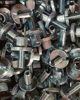 Nuts are a type of mechanical equipment that is important for mechanics. photo