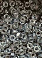 Nuts are a type of mechanical equipment that is important for mechanics. photo