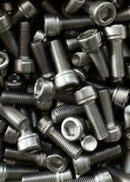 Nuts are a type of mechanical equipment that is important for mechanics. photo