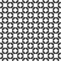 Black seamless abstract pattern. Overlay for background and backdrop. Ornamental design. PNG graphic illustration with transparent background.