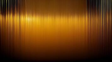 Luxury abstract black metal background with golden light lines. AI Generated photo