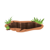 Hole in the ground Illustration png