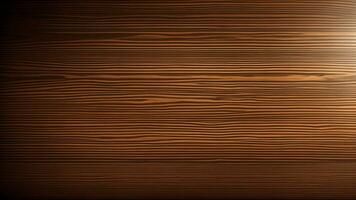 Wood background banner panorama Brown acoustic panels, wooden boards panel pattern texture. AI Generated photo