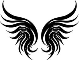 Angel Wings - Minimalist and Flat Logo - Vector illustration