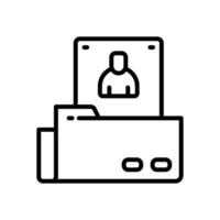 folder line icon. vector icon for your website, mobile, presentation, and logo design.