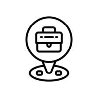 job location line icon. vector icon for your website, mobile, presentation, and logo design.