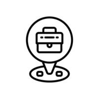 job location line icon. vector icon for your website, mobile, presentation, and logo design.