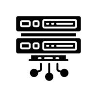 server glyph icon. vector icon for your website, mobile, presentation, and logo design.