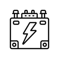 battery line icon. vector icon for your website, mobile, presentation, and logo design.