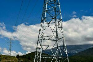 eléctrico poder pilones foto