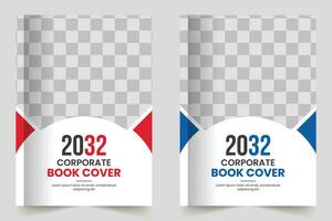 Corporate business book cover design. professional design for corporate business vector