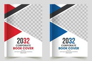 corporativo negocio libro cubrir diseño. profesional diseño para corporativo negocio vector