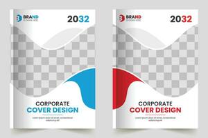 Corporate business book cover design. professional design for corporate business vector