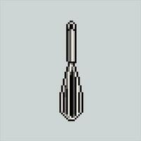 Pixel art illustration Whisk. Pixelated Whisk. Kitchen Whisk pixelated for the pixel art game and icon for website and video game. old school retro. vector