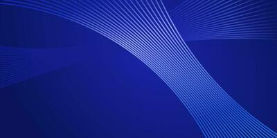 abstract dark blue background with dynamic glowing lines vector