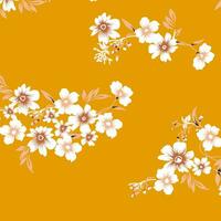 floral abstract pattern suitable for textile and printing needs vector