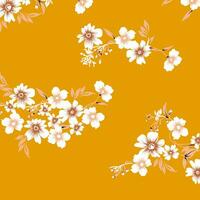 floral abstract pattern suitable for textile and printing needs vector