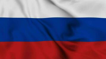 Russia Waving Flag Realistic Animation Video