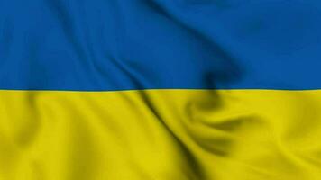 Ukraine agitant drapeau réaliste animation vidéo video