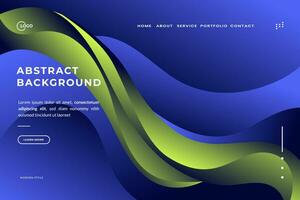 3d Blue Abstract Background Liquid that is perfect for website design vector