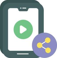 flat icon design style vector