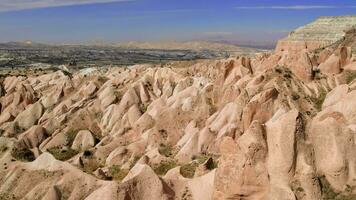 scénique vue de rouge vallée dans la cappadoce région. video