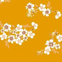 floral abstract pattern suitable for textile and printing needs vector