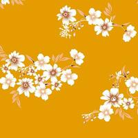 floral abstract pattern suitable for textile and printing needs vector