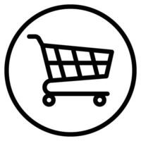 shopping  icon line symbol sign vector