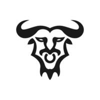 Buffalo logo design concept vector