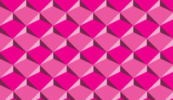 3D pateren wallapper design for pink studio walls vector