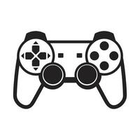 gratis juego controlador silueta aislado en un blanco fondo, juego consola vector arte, vector gamepad negro silueta