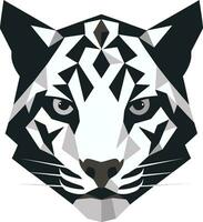 Ebon Intrigue Ocelot Icon in Vector Mystic Hunter Black Ocelot Logo Majesty