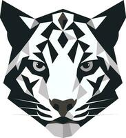 Ebon Intrigue Ocelot Icon in Vector Mystic Hunter Black Ocelot Logo Majesty