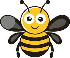 Honey Bee Kingdom Insignia Bee Face Royalty vector