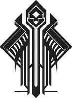 Techno Realms Dance Monochrome Electronica Ethereal Pulse Resonance Futuristic Techno vector