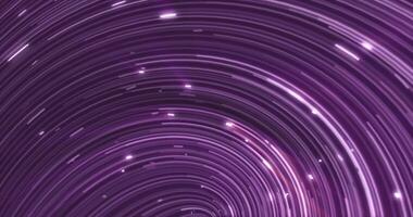 Abstract energy purple swirling curved lines of glowing magical streaks and energy particles background photo