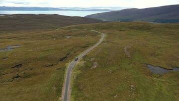 van Fahren auf das Straßen von Schottland video