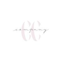 CC Beauty Initial Template Vector Design