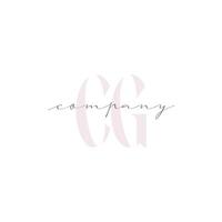 CG Beauty Initial Template Vector Design