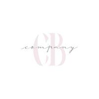 CB Beauty Initial Template Vector Design