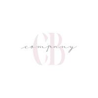 CB Beauty Initial Template Vector Design