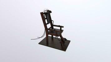 a chair with a cord attached to it video