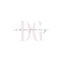 DG Beauty Initial Template Vector Design